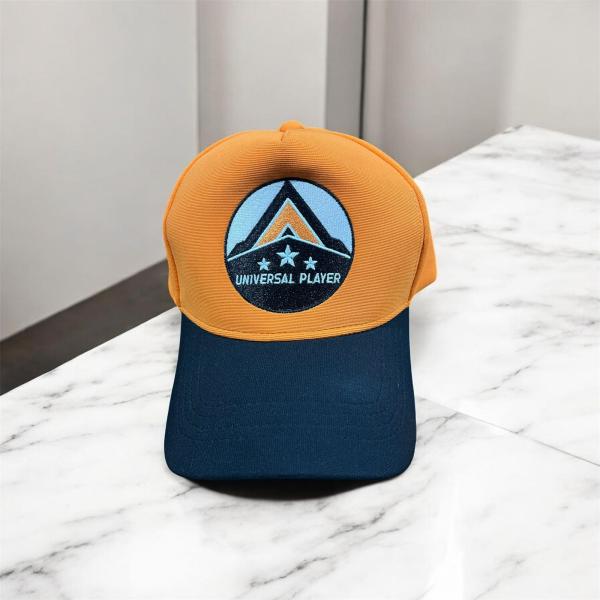 Blue & Light Orange Signature Cap